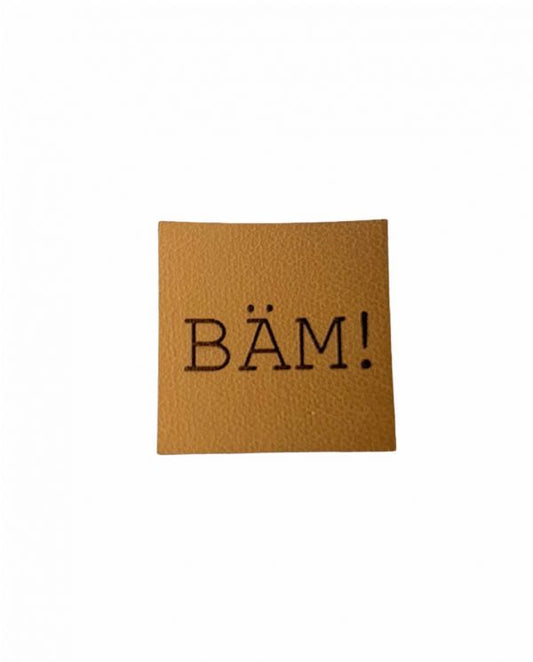 Kunstleder Patch mit BÄM!