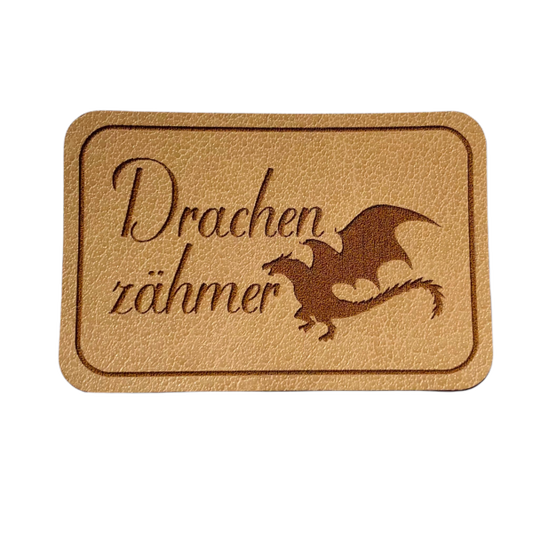 Kunstleder Patch Drachenzähmer