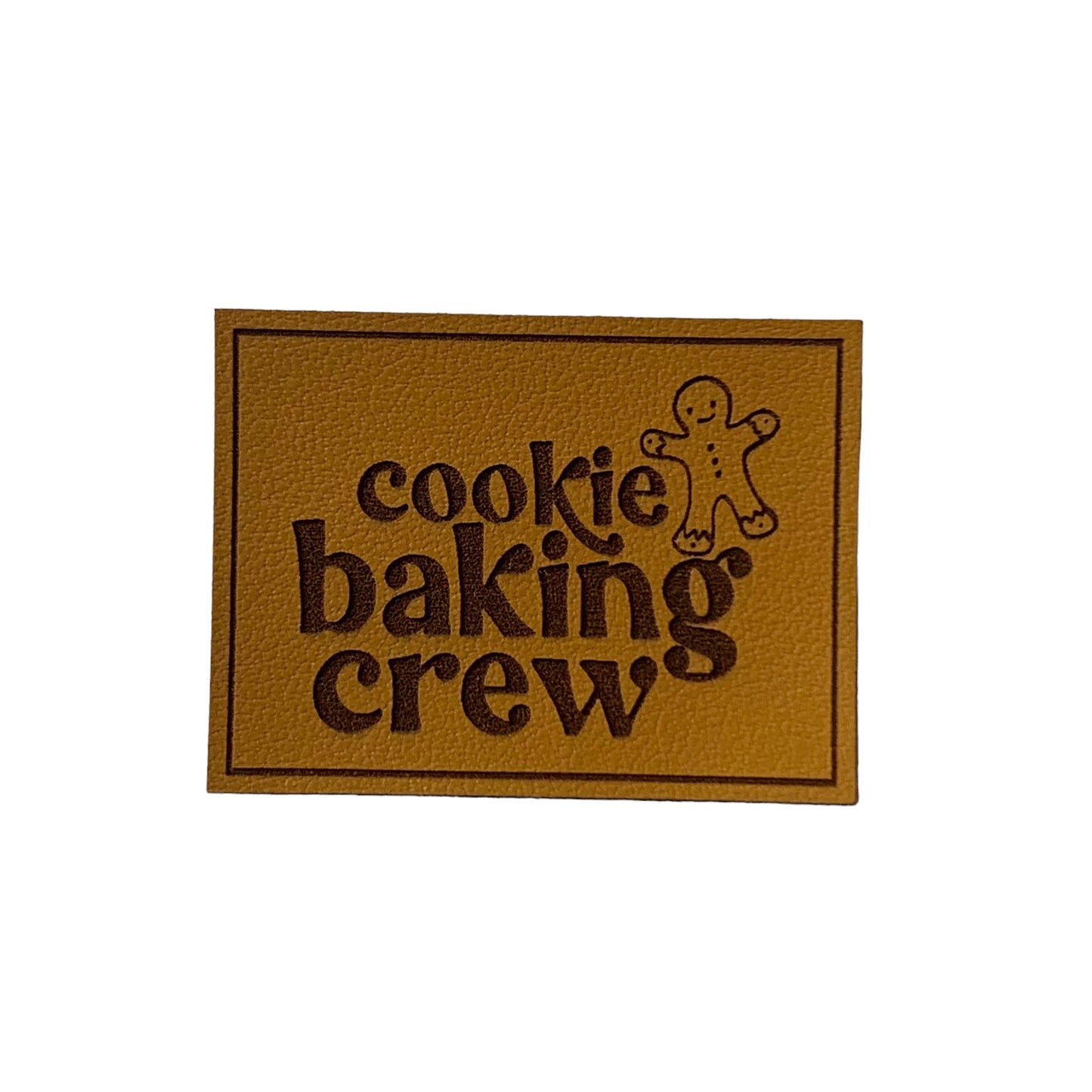 Kunstleder Patch cookie baking crew