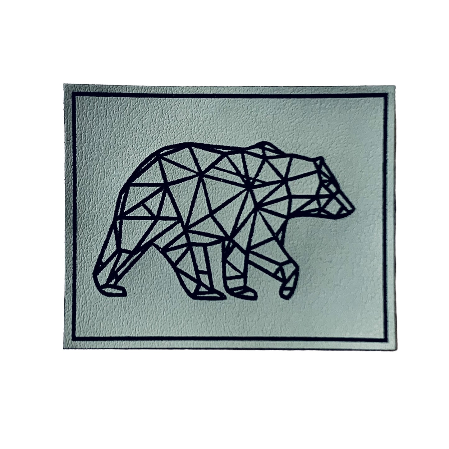 Kunstleder Patch Eisbär