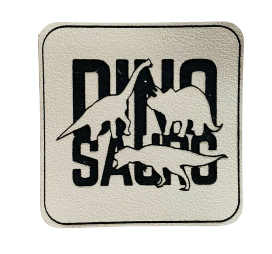 Kunstleder Patch Dinosaurs