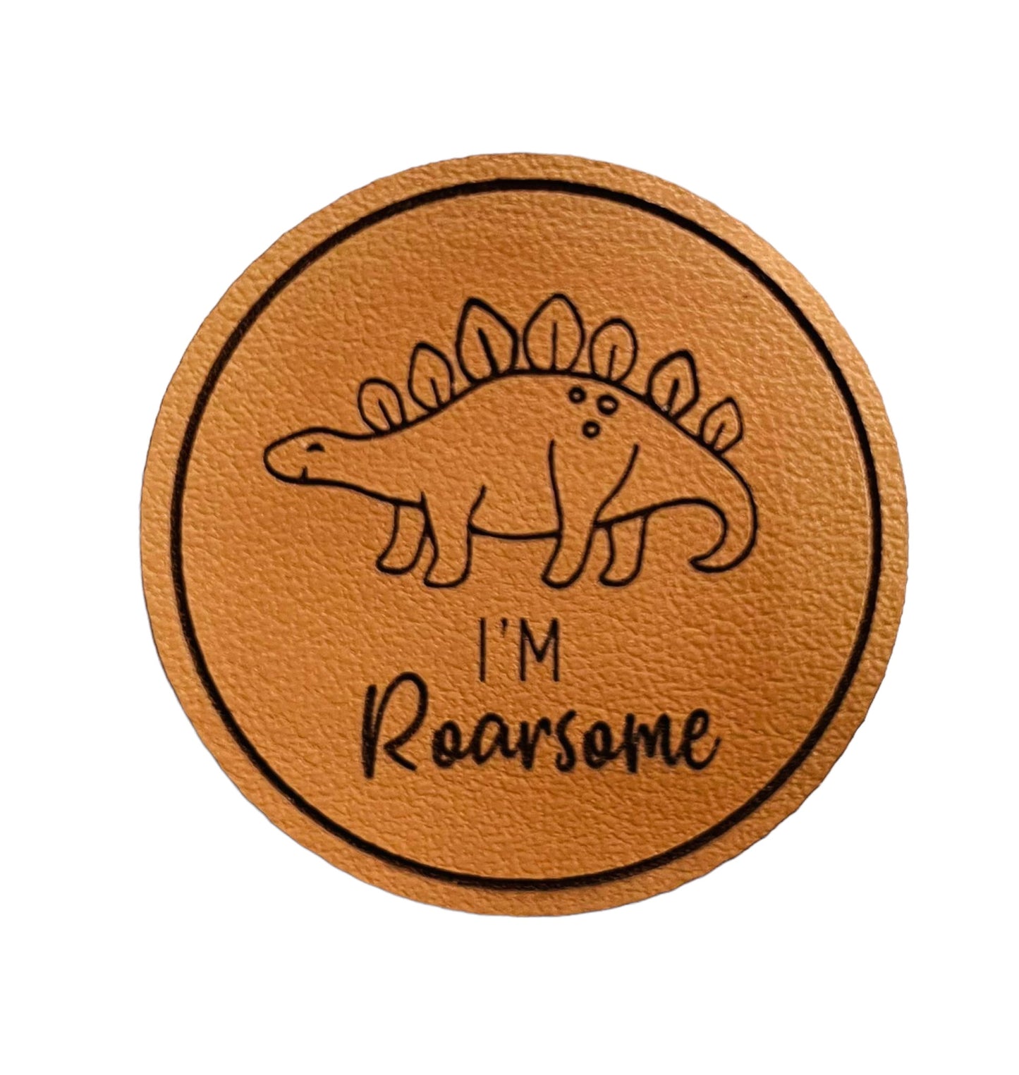 Kunstleder Patch I´m roarsome