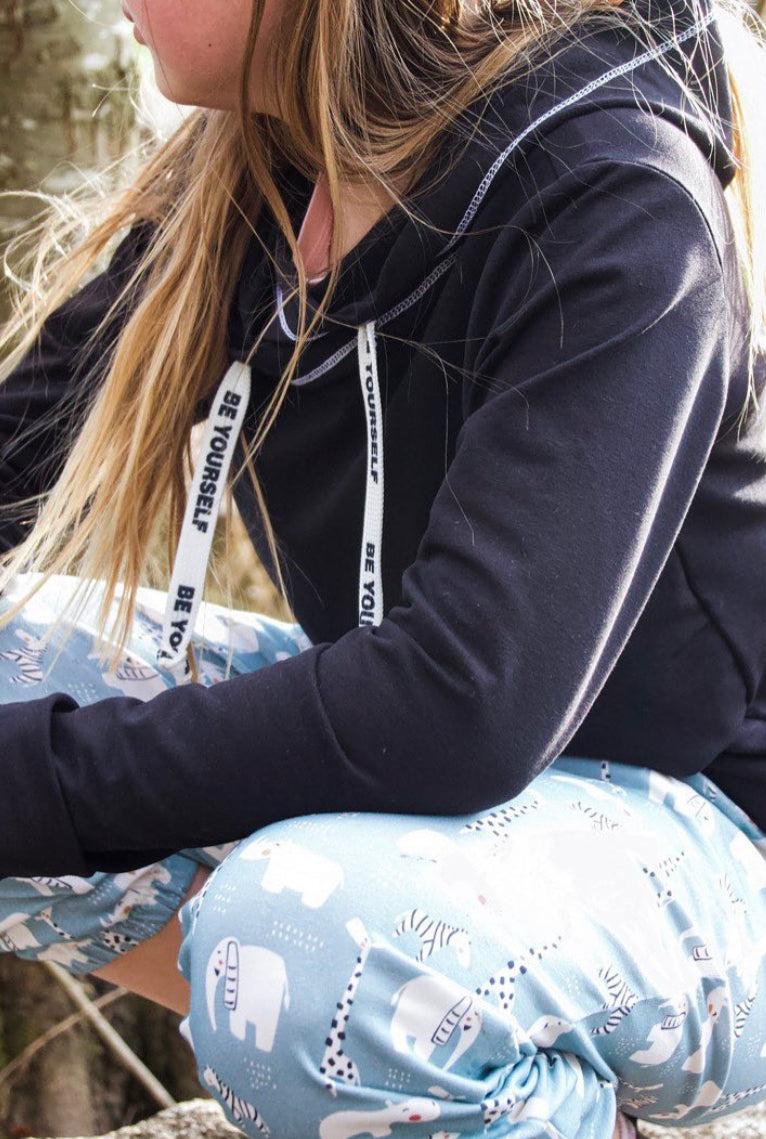 Bedruckte Kordel mit "BE YOURSELF"