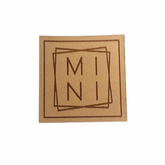 Kunstleder Patch mit Mini