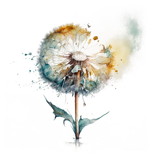 Bügelbild Pusteblume