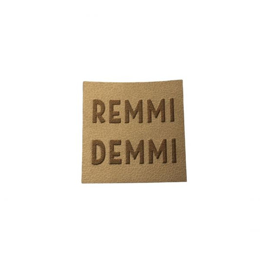 Kunstleder Patch mit REMMI DEMMI