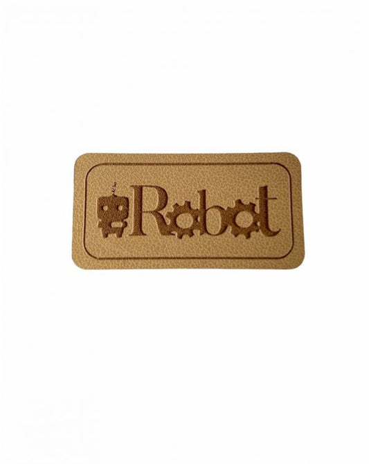 Kunstleder Patch mit Robot