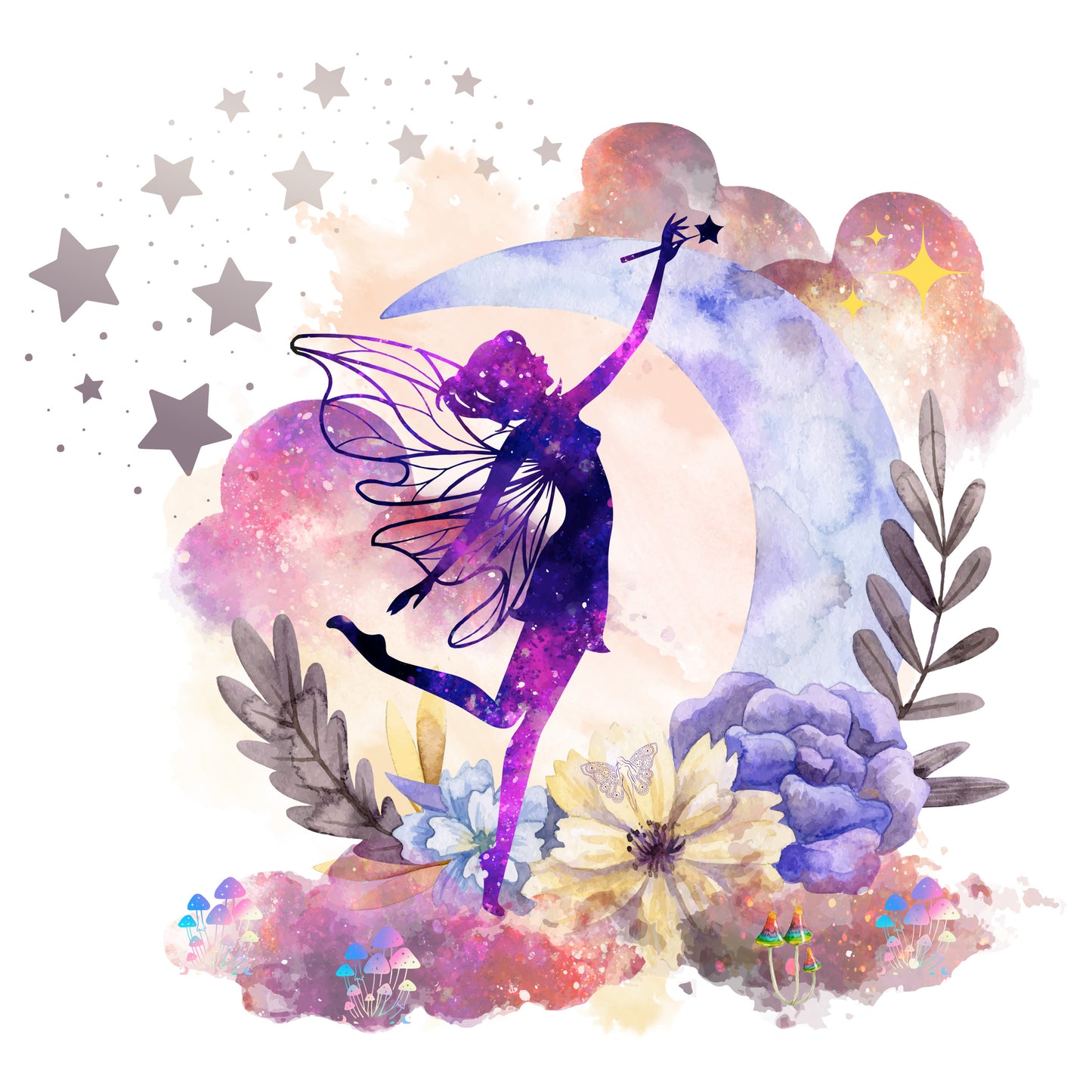Bügelbild Fairy