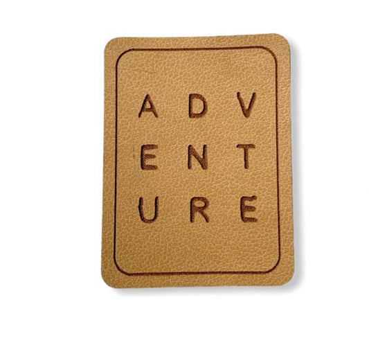 Kunstleder Patch mit ADVENTURE