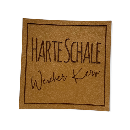 Kunstleder Patch Harte Schale Weicher Kern