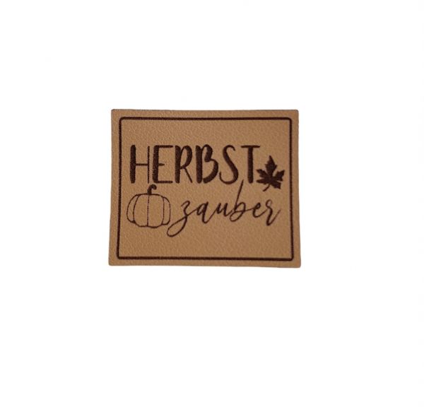 Kunstleder Patch mit Herbstzauber
