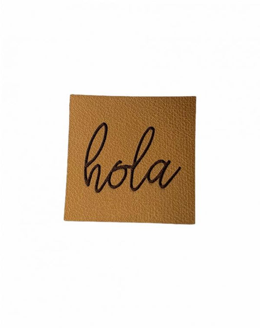 Kunstleder Patch mit hola