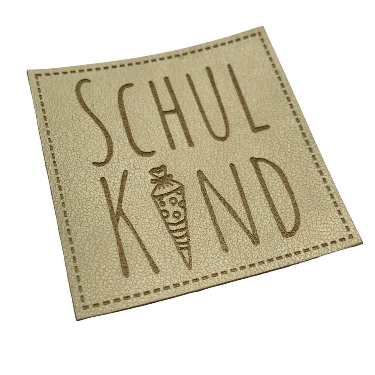 Kunstleder Patch Schulkind