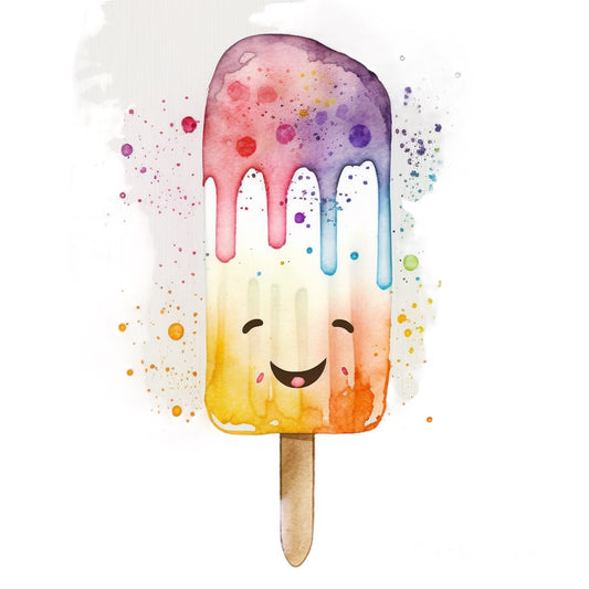 Bügelbild Popsicle
