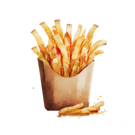 Bügelbild Pommes