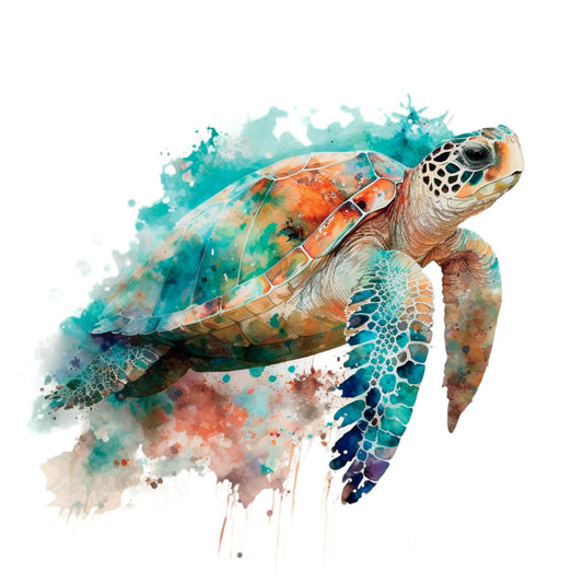 Bügelbild Schildkröte 2