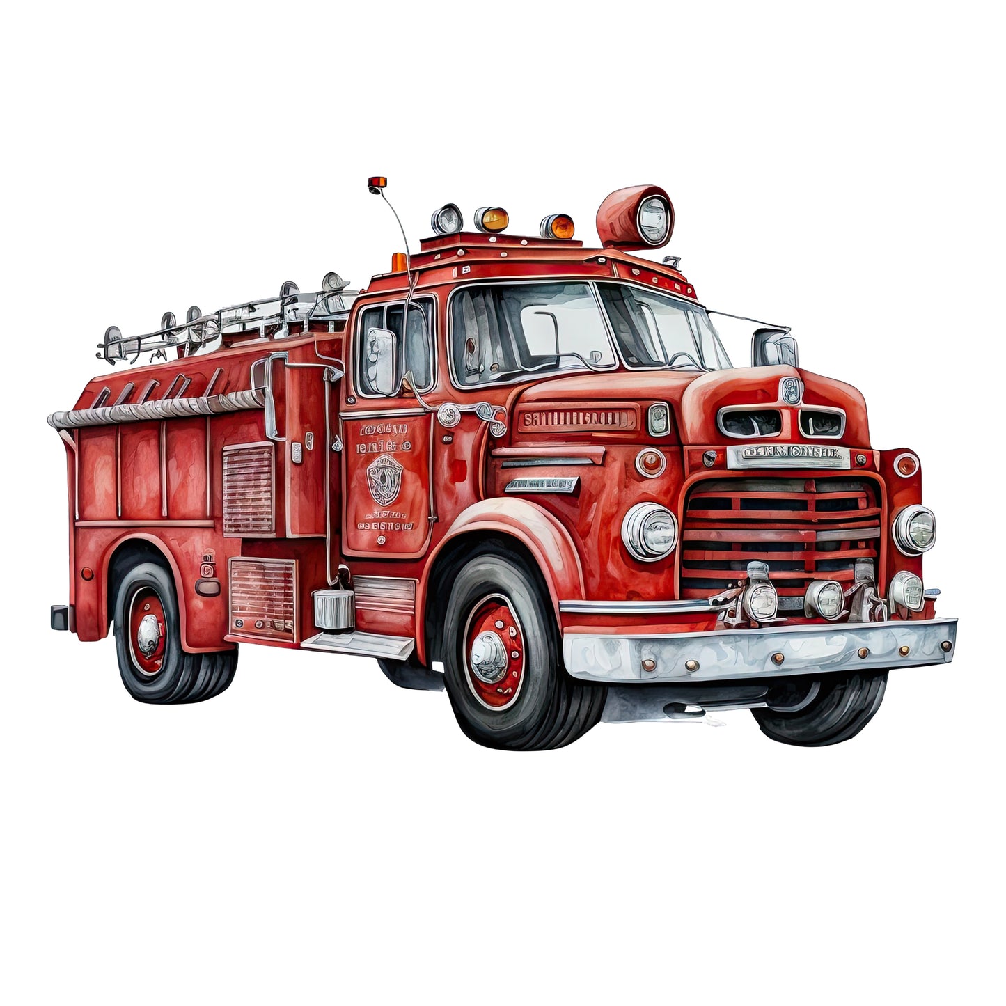 Bügelbild Feuerwehr