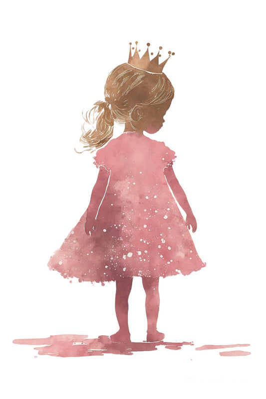Bügelbild Kleine Prinzessin