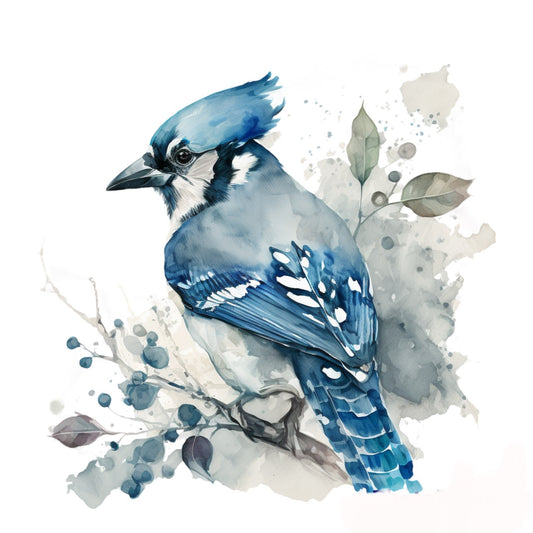 Bügelbild Blauhäher