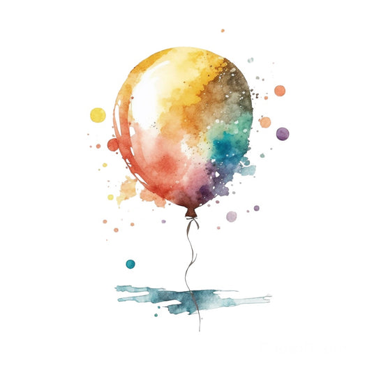 Bügelbild Luftballon