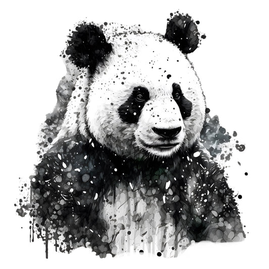 Bügelbild Panda