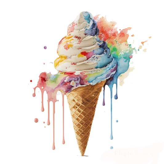 Bügelbild Ice Cream 1