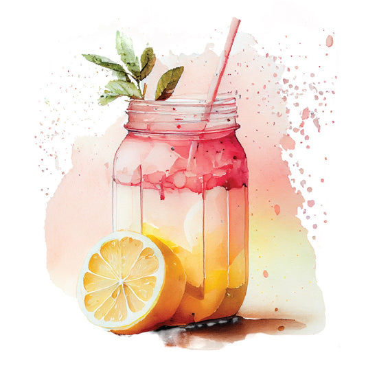 Bügelbild Cocktail