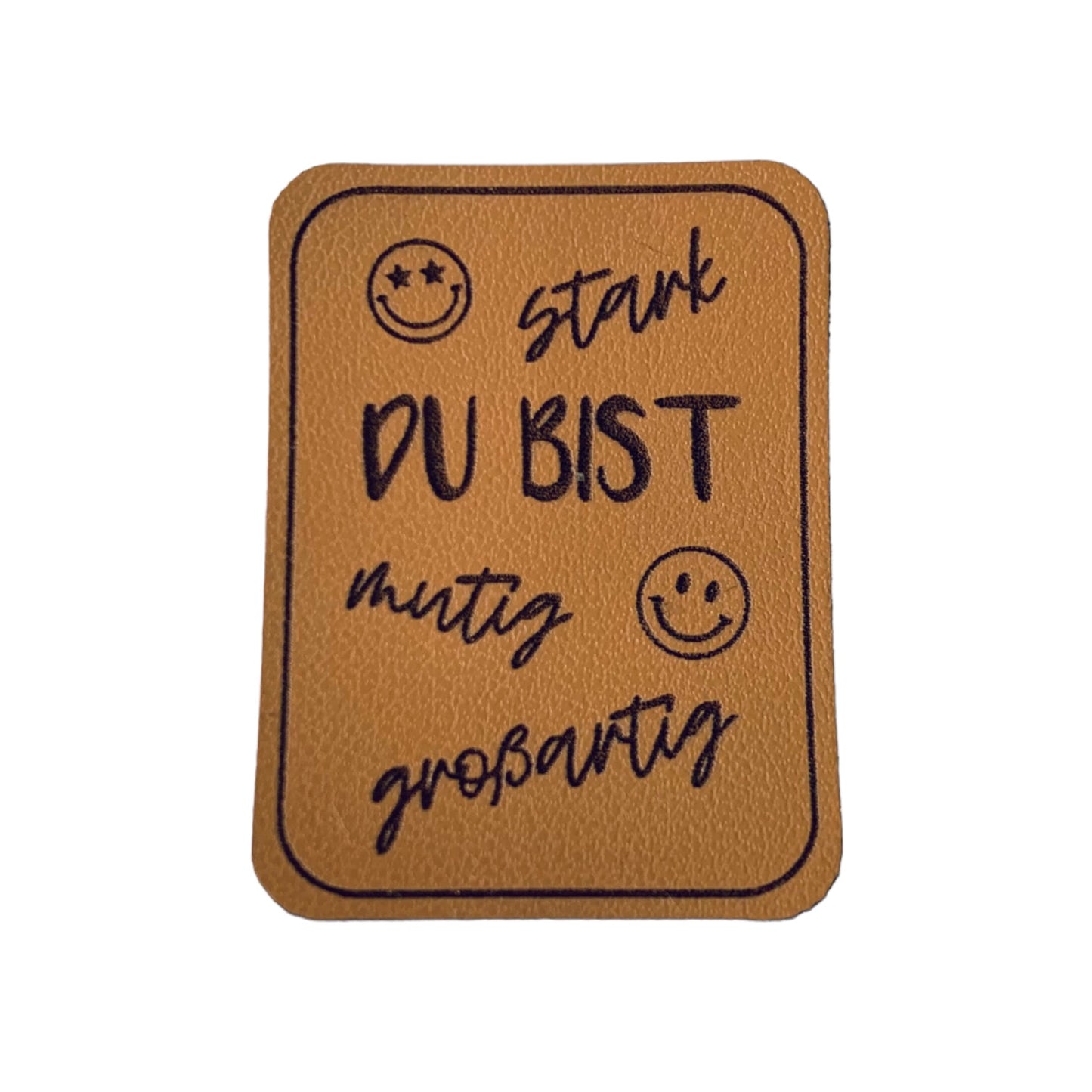 Kunstleder Patch Mutig großartig stark