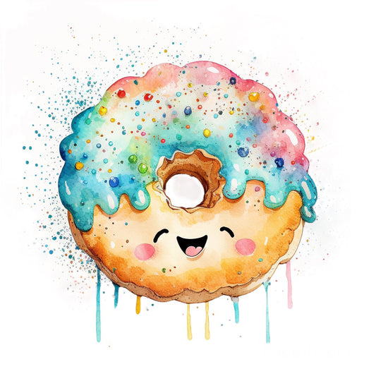 Bügelbild Donut