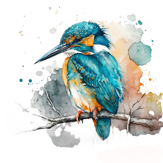 Bügelbild Eisvogel