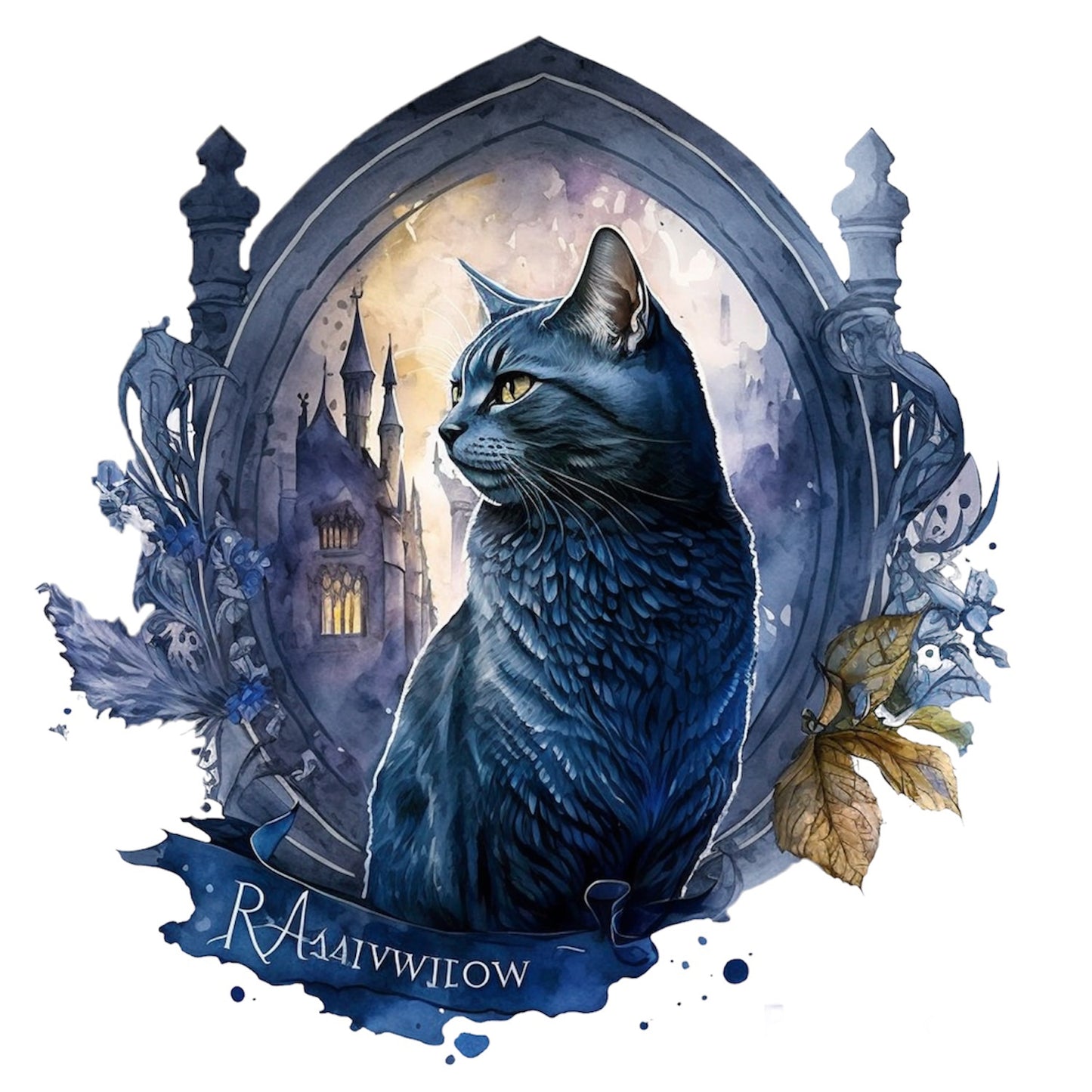 Bügelbild Katze