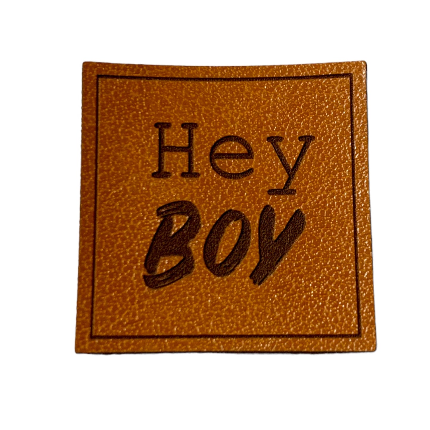 Kunstleder Patch Hey Boy