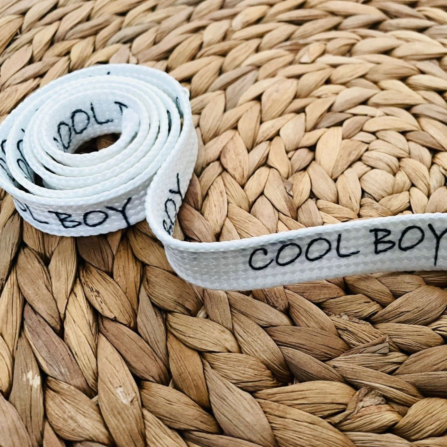 Bedruckte Kordel mit "Cool Boy“