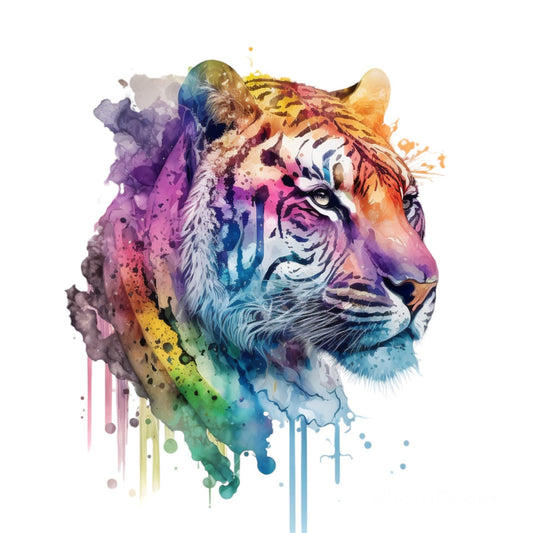 Bügelbild Tiger 1