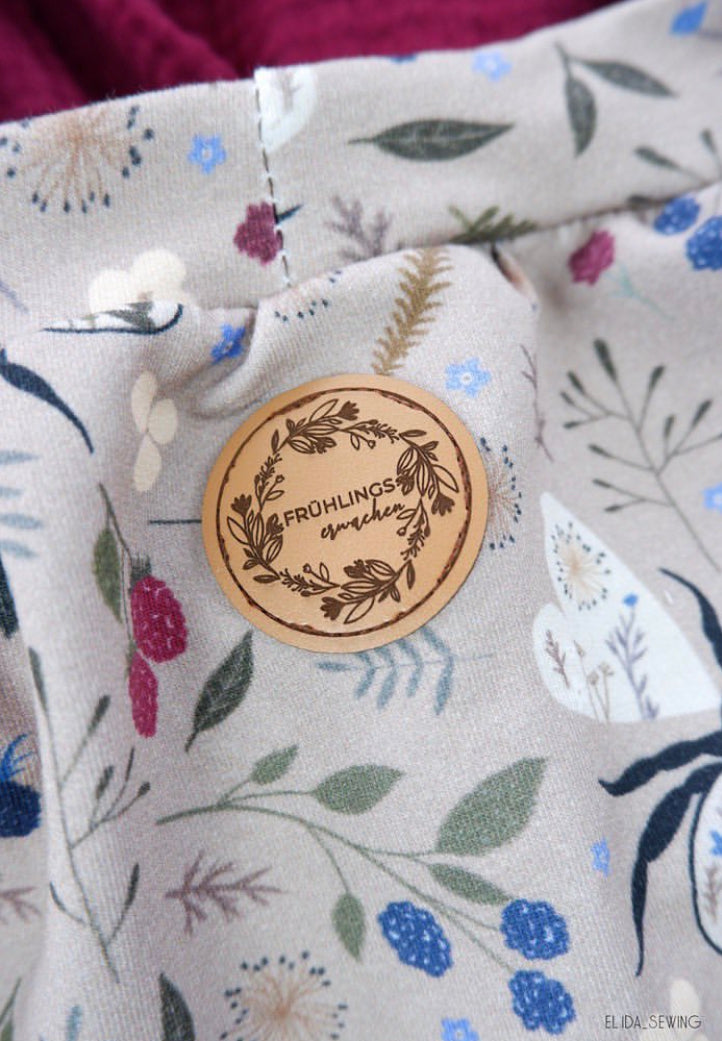 Kunstleder Patch Frühlingserwachen