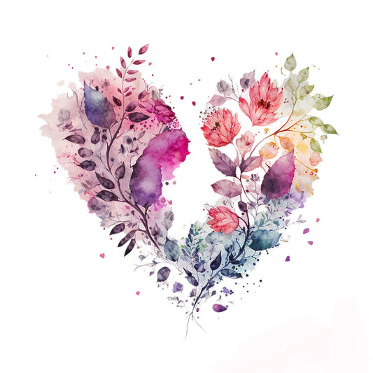 Bügelbild Flower Love