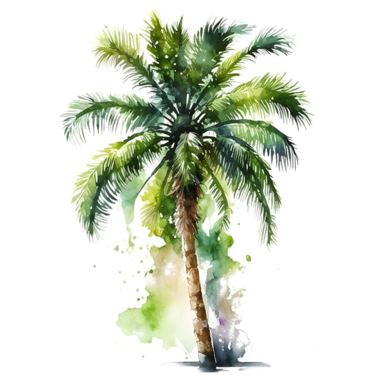 Bügelbild Palme