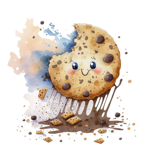 Bügelbild Happy Cookie