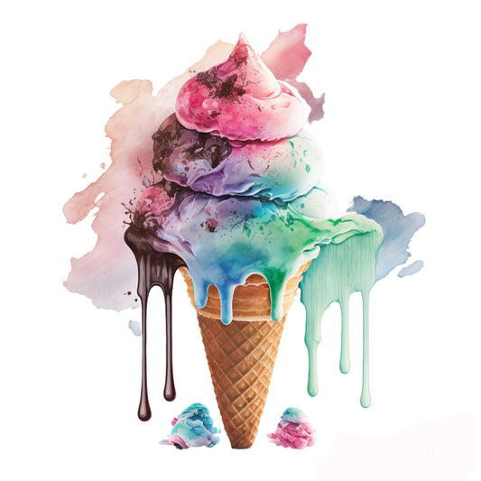 Bügelbild Ice Cream 2