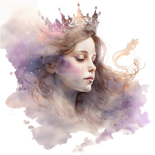 Bügelbild Prinzessin