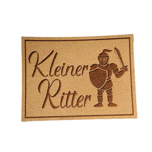 Kunstleder Patch Kleiner Ritter