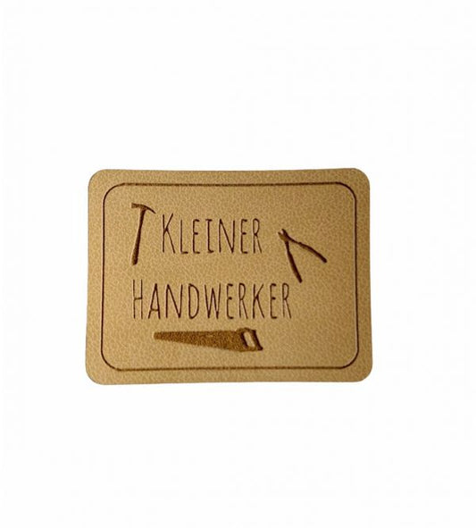 Kunstleder Patch mit Kleiner Handwerker