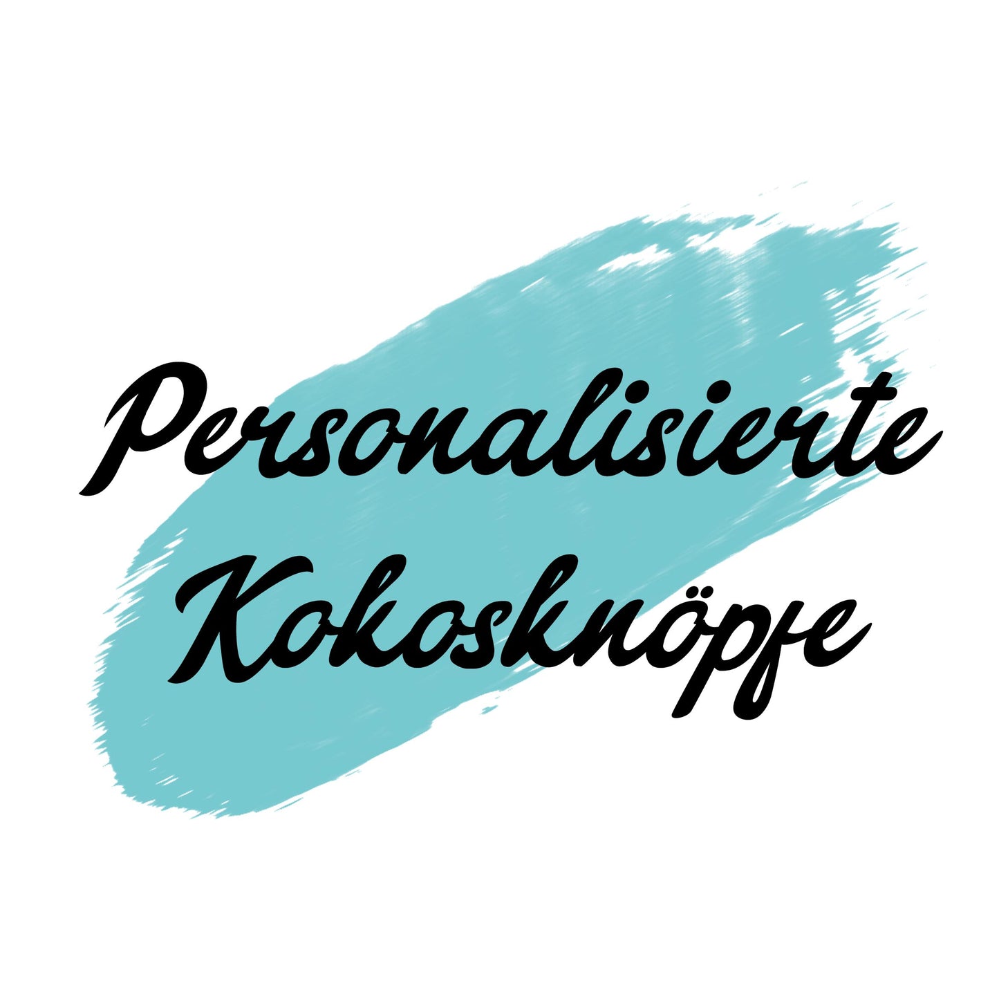 Personalisierte Kokosknöpfe