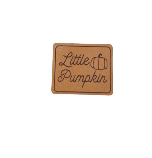Kunstleder Patch mit Little Pumpkin
