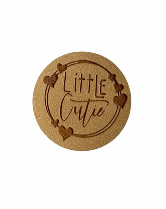 Kunstleder Patch mit Little Cutie