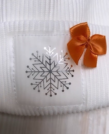 Silikon Patch Schneeflocke