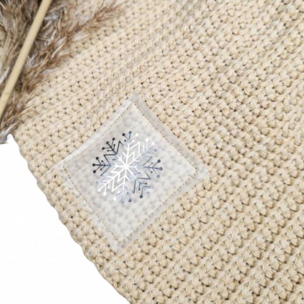 Silikon Patch Schneeflocke