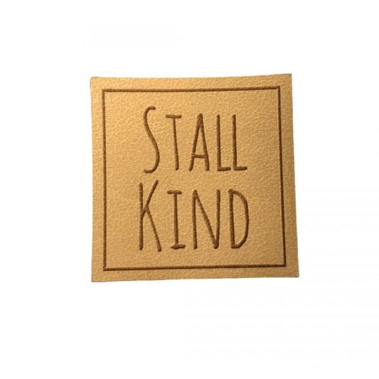 Kunstleder Patch mit STALL KIND