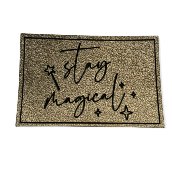 Kunstleder Patch stay magical
