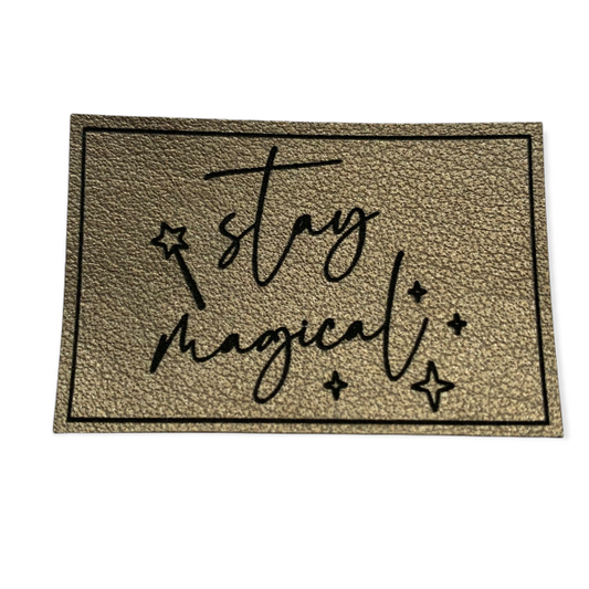 Kunstleder Patch stay magical